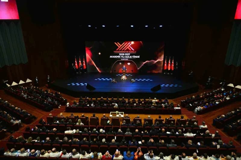 Yükseköğretim Kurulu (YÖK) 2026-2027 Akademik Yılı Açılış Töreni, Cumhurbaşkanı Recep Tayyip Erdoğan’ın teşrifleriyle, Y