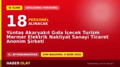 Yüntaş AŞ Afyonkarahisar'da 18 öğretmen ve cankurtaran personel alımı ilanı