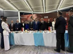 Zonguldak Polisevi’nde 29 Ekim Cumhuriyet Bayramı resepsiyonu sırasında Vali Osman Hacıbektaşoğlu