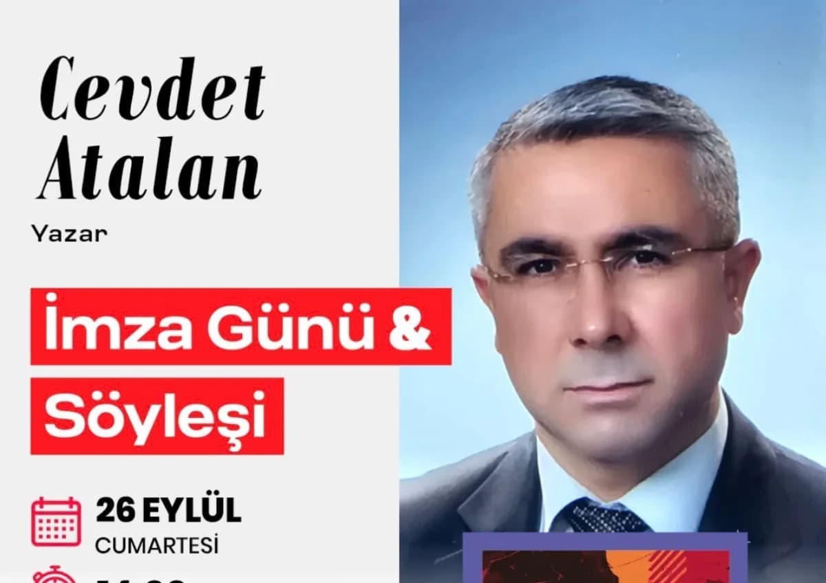 Malatya Deniz Kitabevleri XL Tecde'de 6 Şubat depremi kitabı için imza ve söyleşi etkinliği