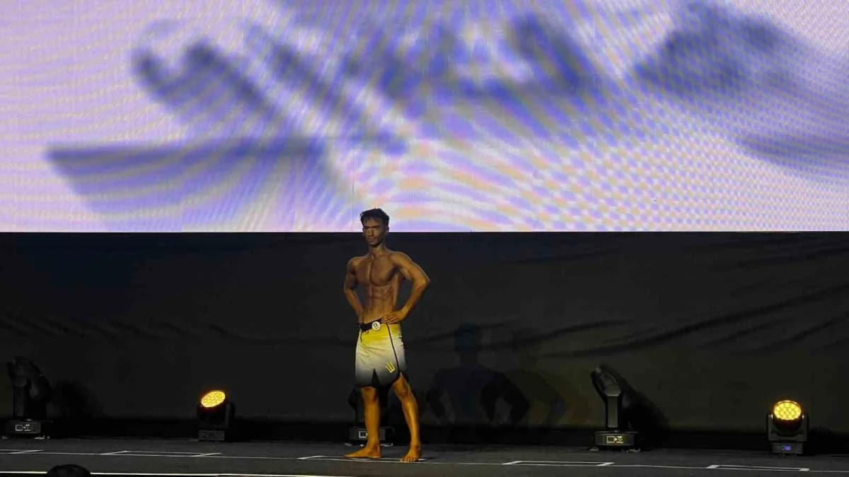 Cizreli vücut geliştirme sporcusu, 18 yaşında Türkiye 5’incisi oldu