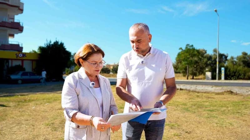 Didim Efeler Mahallesi’nde yapımına başlanan gençlere yönelik kaykay park alanı