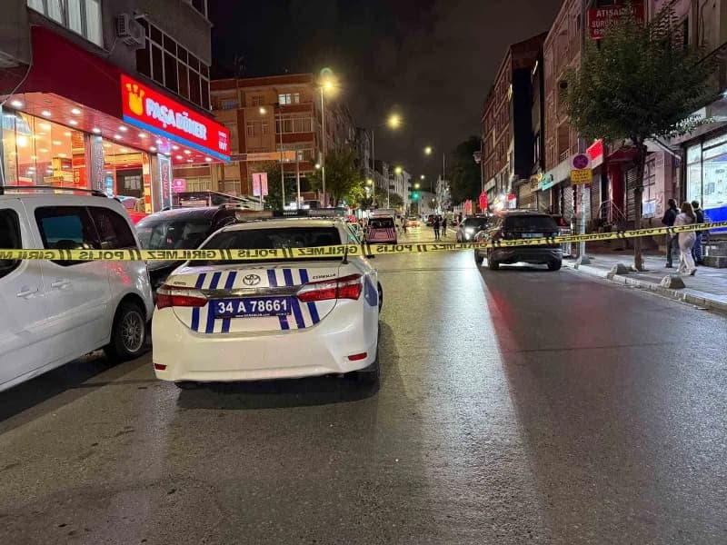 Esenler’de polis ekiplerinin müdahalesi sırasında olay yeri