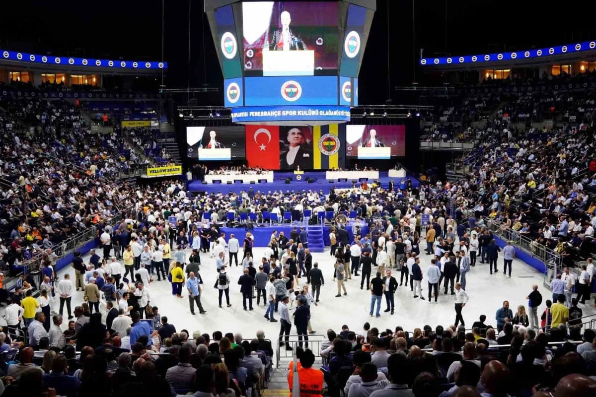 Fenerbahçe Spor Kulübü Ülker Spor ve Etkinlik Salonu genel kurul toplantısı hazırlıkları