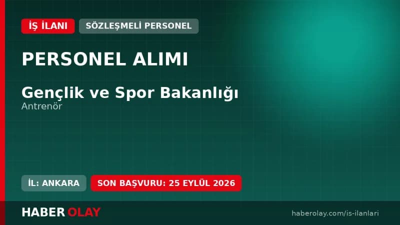 Gençlik ve Spor Bakanlığı sözleşmeli antrenör alımı sözlü sınav bilgileri