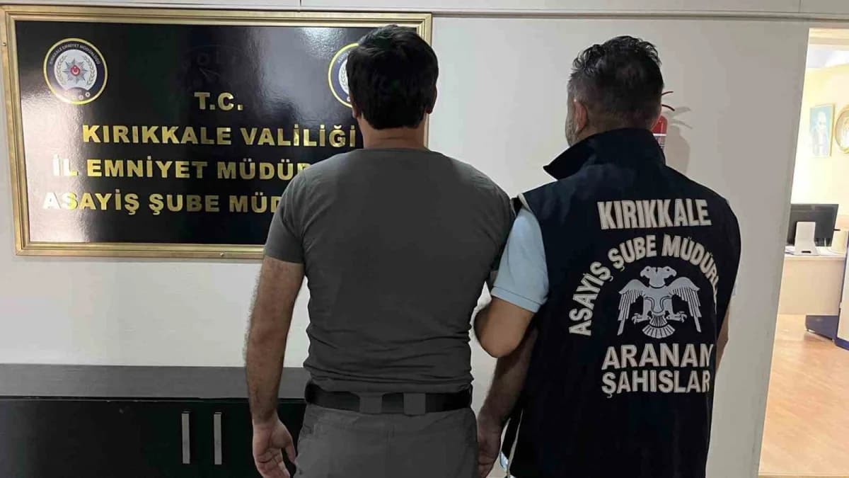 Kırıkkale’de polis ekipleri tarafından düzenlenen firari hükümlü yakalama operasyonu