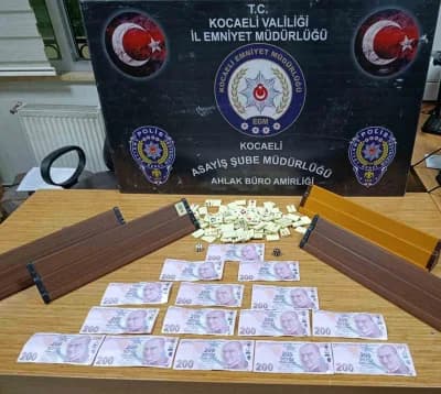 Kocaeli Gölcük'te kahvehanede kumar oynatıldığı tespit edilen mekânın dış cephesi
