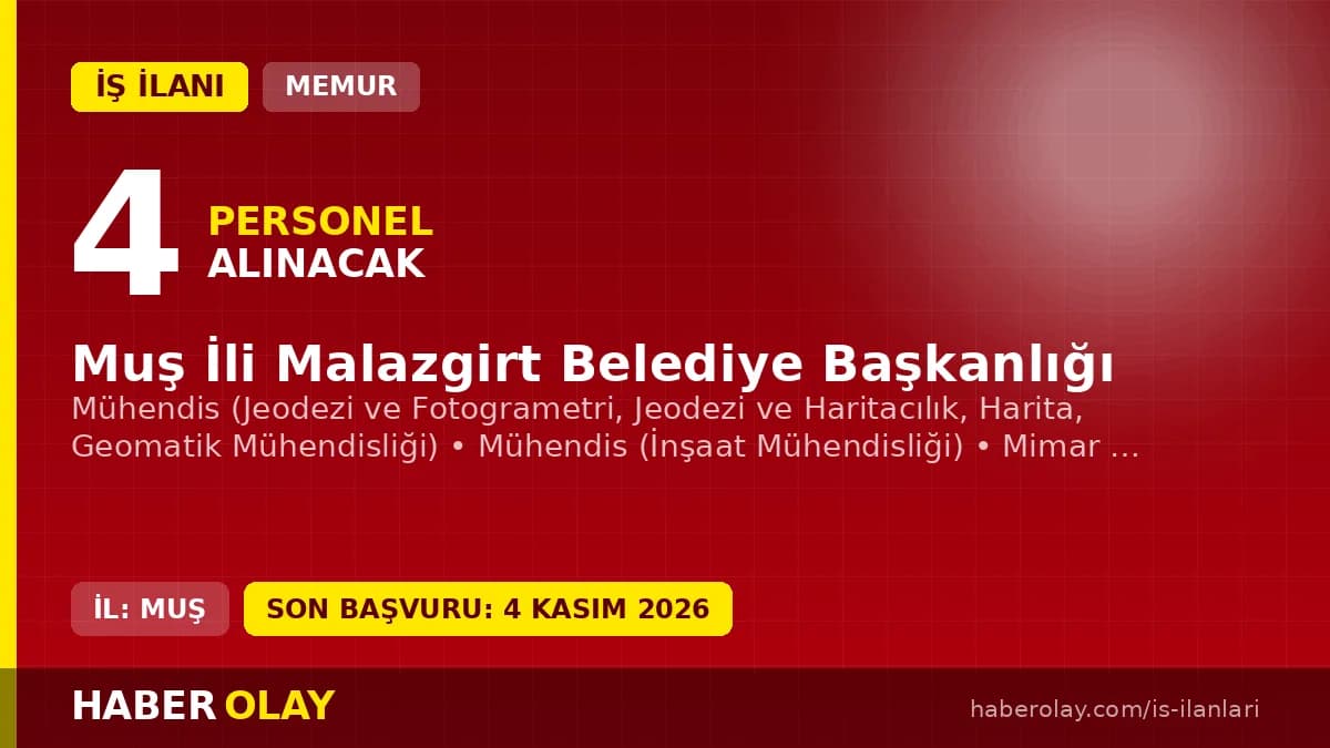 Malazgirt Belediyesi memur alımı için başvuru yapan adaylar ve belediye binası