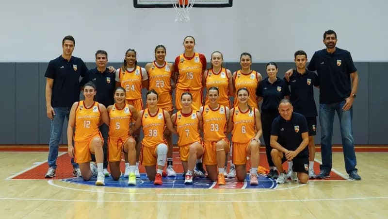 Melikgazi Kayseri Basketbol takımı antrenmanda Beşiktaş maçı hazırlıklarını sürdürüyor