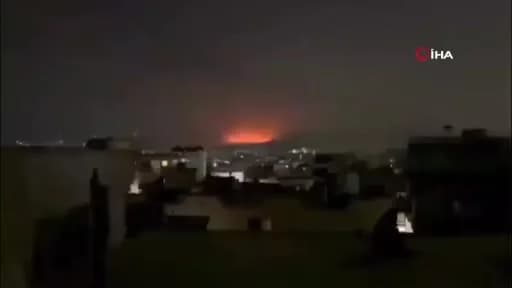 Pakistan ve Afganistan sınırında hava saldırısı sonrası bölge görüntüsü