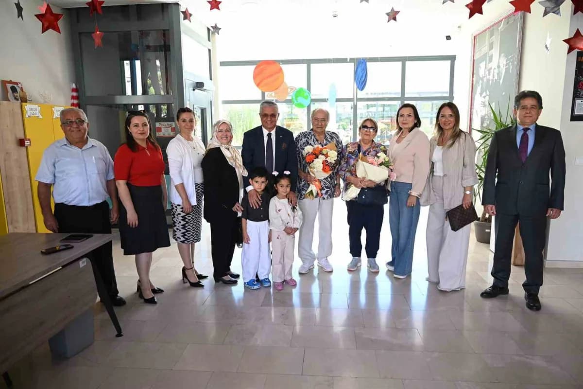 Başkan Topaloğlu hayırsever Akman çiftini ağırladı