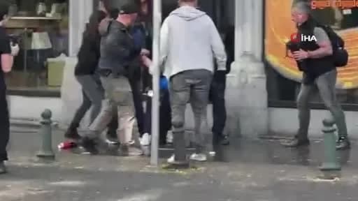Belçika Valon bölgesinde öğrenci protestoları sırasında polis müdahalesi ve gözaltılar
