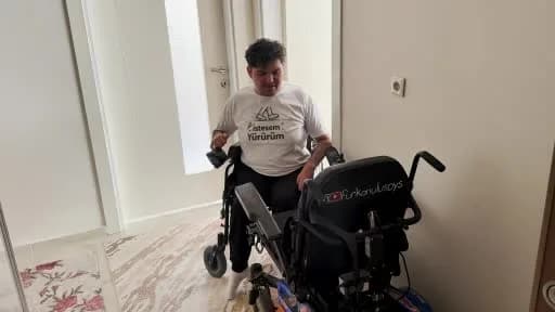 Osmaniye Kadirli’de yaşayan engelli Furkan Ulusoy deprem anında yaşadığı zorlukları anlatıyor