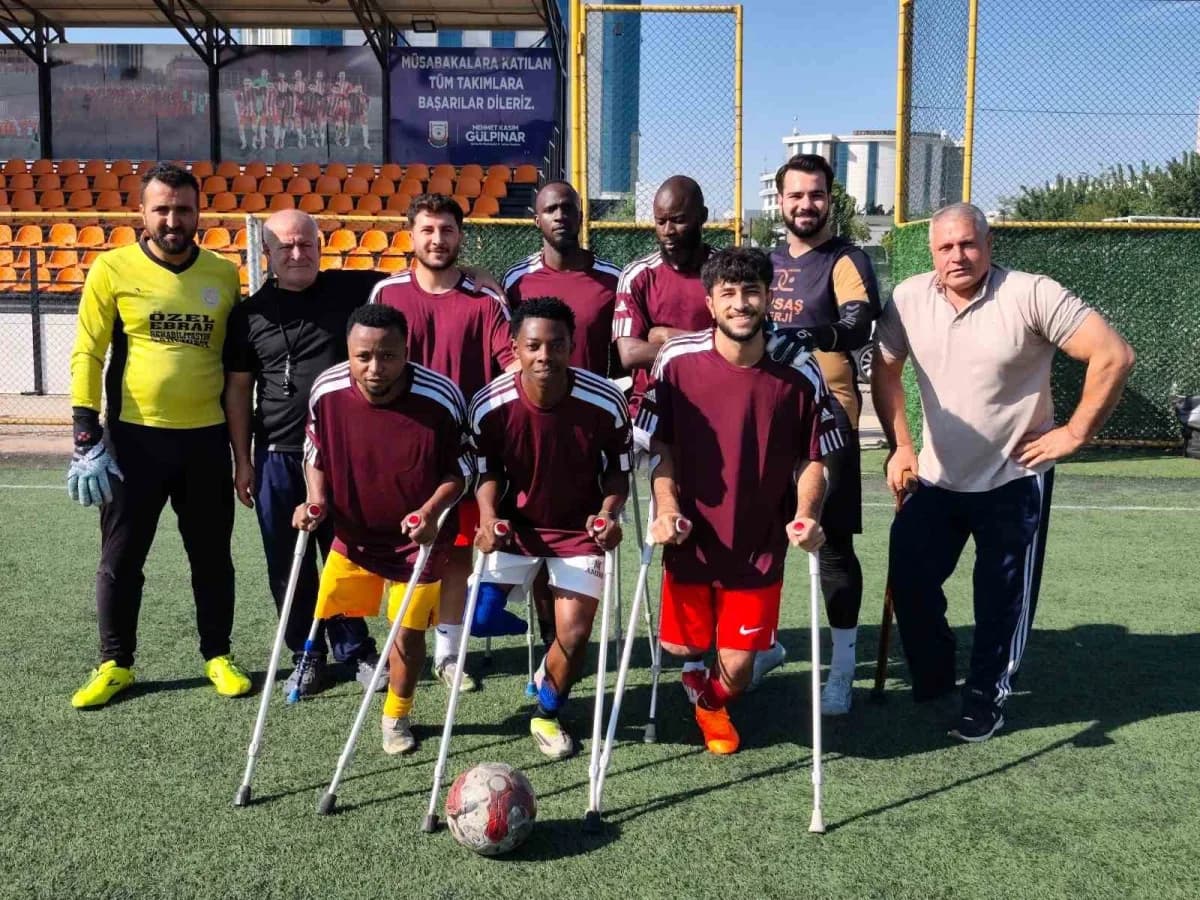 DEPSAŞ Enerji Ampute Futbol Takımı 2026-2027 sezonu hazırlık antrenmanında sahada