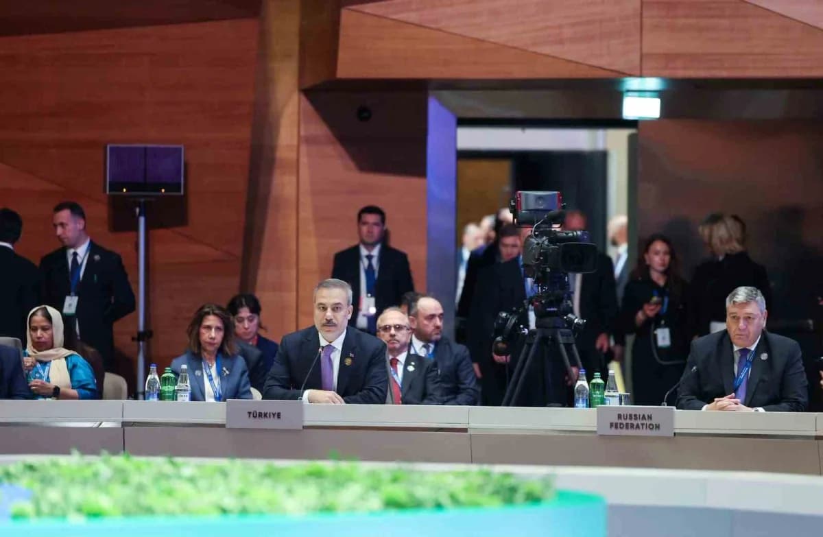 Dışişleri Bakanı Hakan Fidan, CICA 7. Zirvesi’nde konuşma yaparken