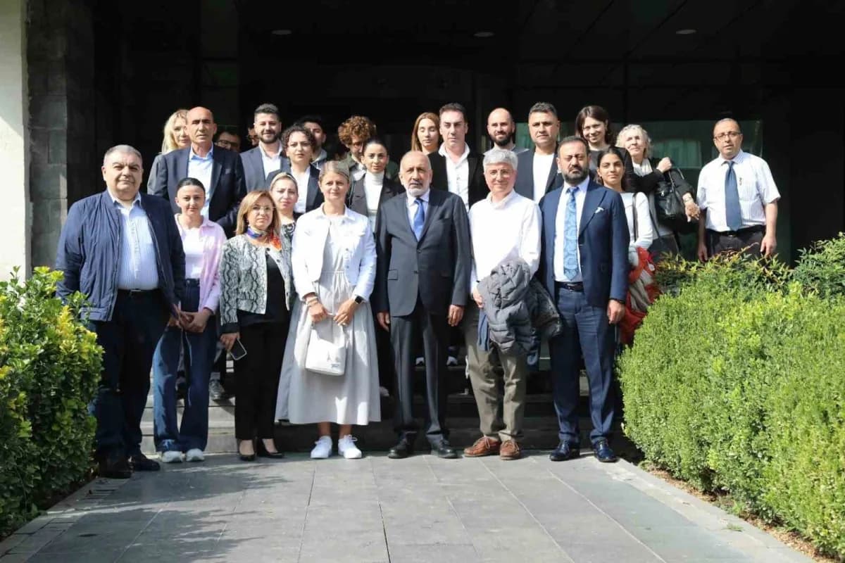 Diyarbakır Ticaret ve Sanayi Odası’nda Ermenistan heyeti ile yapılan görüşme