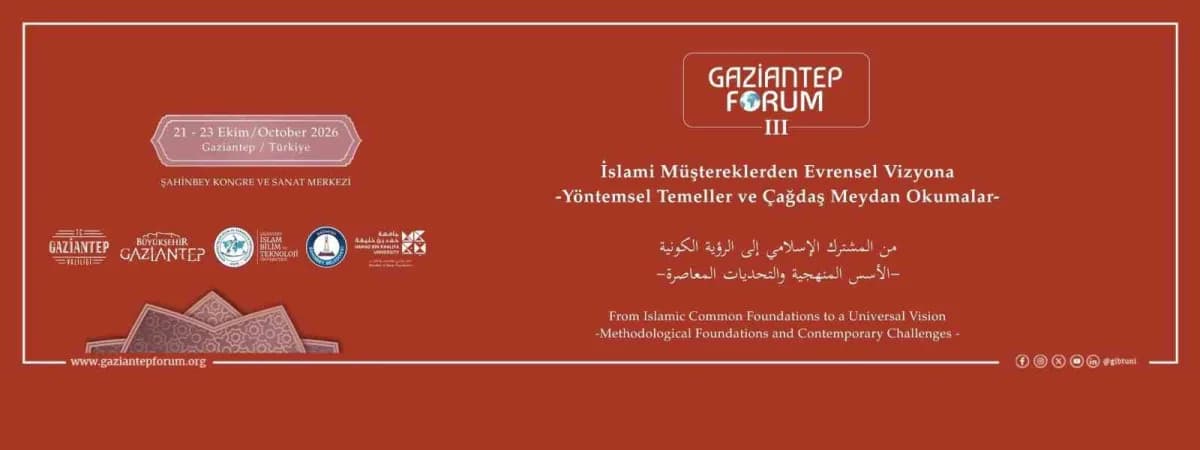 Gaziantep Forum III açılış töreni ve akademisyenlerin katılımıyla Şahinbey Kongre ve Sanat Merkezi’nde düzenleniyor