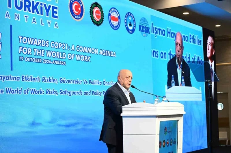 HAK-İŞ Genel Başkanı Arslan: "Dönüşümün maliyetinin çalışanlara ve emek hareketine yüklenmemesini istiyoruz"
