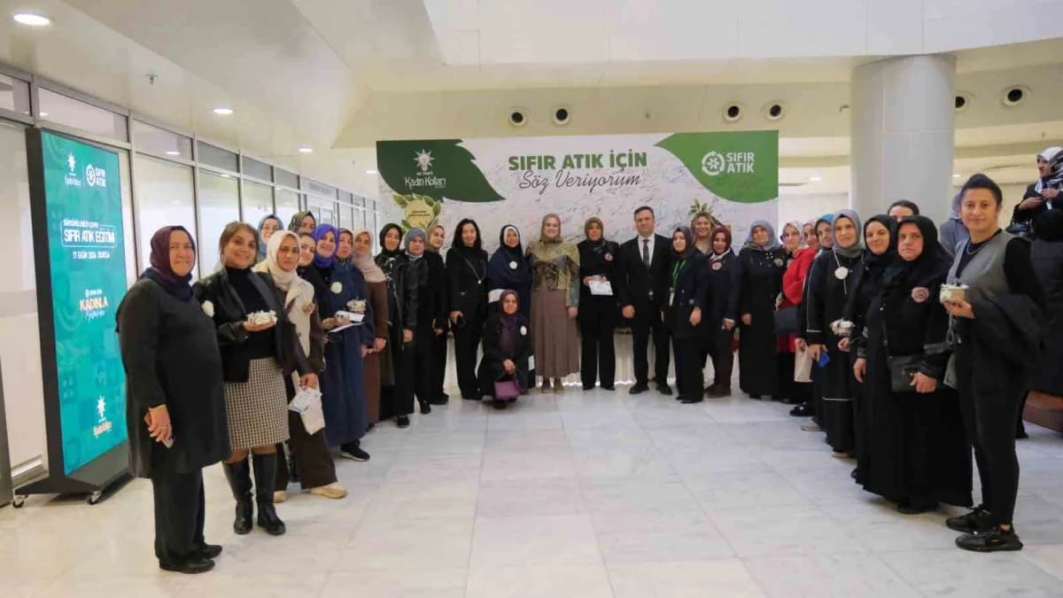 İnegöl Belediyesi’nden sıfır atık etkinliğinde örnek uygulama