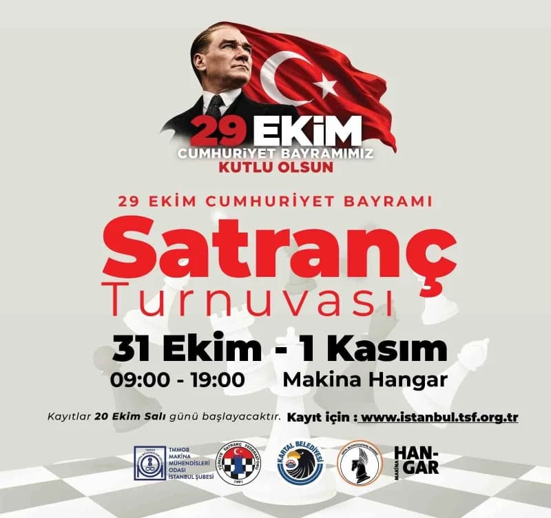Kartal’da 29 Ekim Cumhuriyet Bayramı kutlamaları için düzenlenen etkinliklerden bir kare