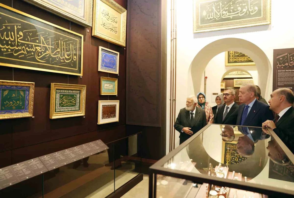 Cumhurbaşkanı Erdoğan, Topkapı Sarayı Darphane-i Amire Müzeleri açılış töreninde konuşuyor