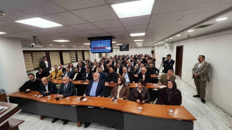 Konya Ticaret Odası 2026-2030 dönemi ilk meclis toplantısından genel görünüm