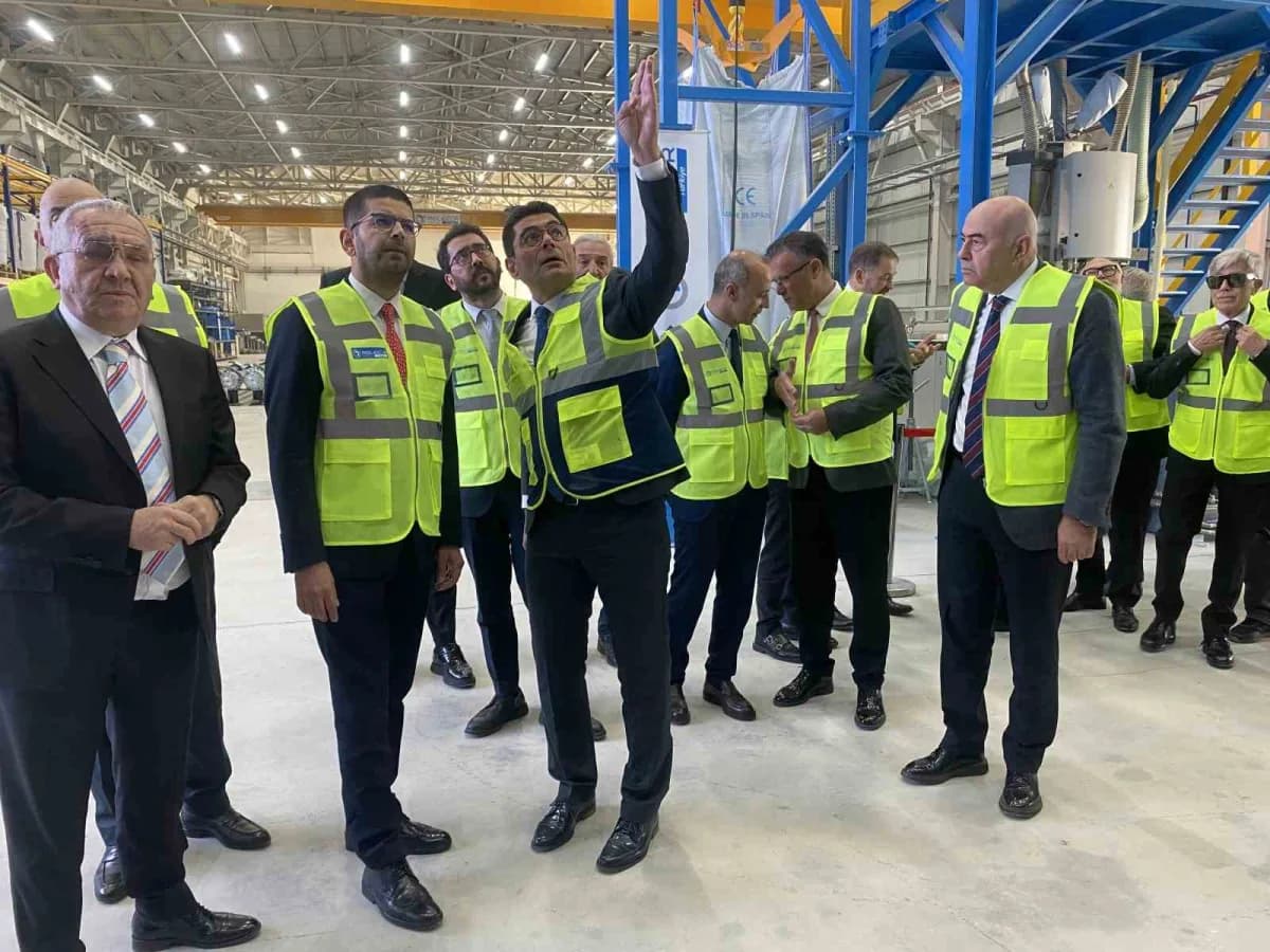 Manisa Alaşehir’de açılan Molecor Türkiye Üretim Tesisi binası ve tören alanı