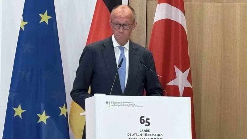 Merz: "Türkler, olağanüstü çalışkanlıklarıyla bugün içinde bulunduğumuz refahın altyapısını oluşturd