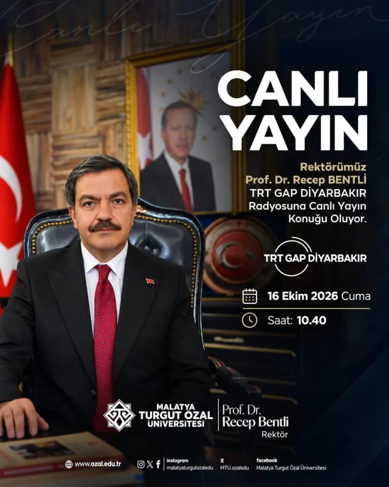 MTÜ Rektörü Bentli radyo programında COP31 hazırlıklarını anlattı