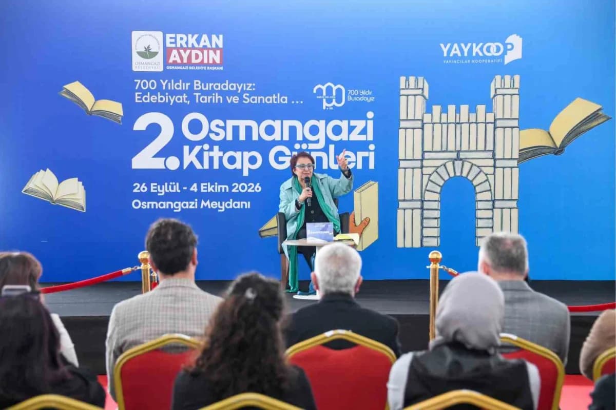Osmangazi Kitap Günleri’nde yazarlar ve okurlar Osmangazi Meydanı’nda buluşuyor