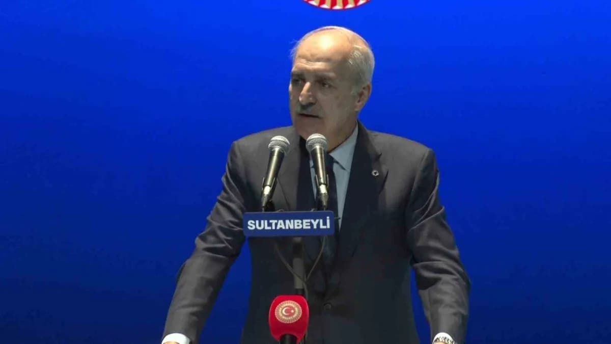 TBMM Başkanı Numan Kurtulmuş Sultanbeyli’de toplu açılış töreninde konuşuyor