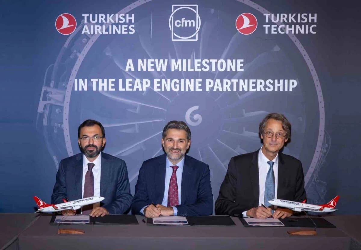 Türk Hava Yolları ile CFM arasında 600’den fazla LEAP-1B motoru için mutabakat zaptı imzaladı