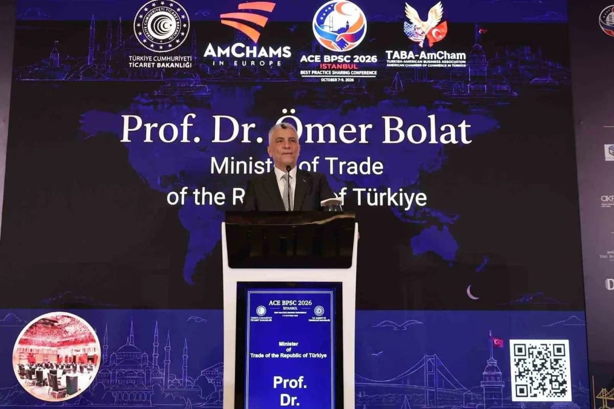 Ticaret Bakanı Ömer Bolat, Türkiye-ABD ticaret hacmi hedeflerini açıklıyor