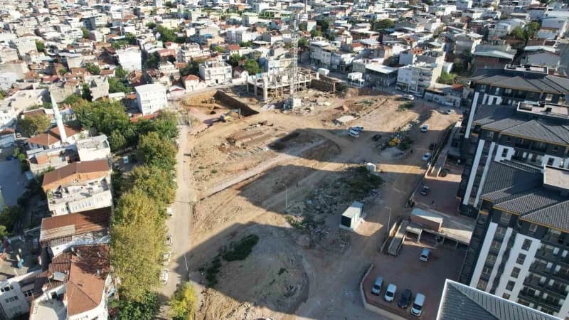 Yıldırım Belediyesi tarafından Davutkadı Kentsel Dönüşüm Projesi 2. Etap temel atma töreninden görüntü