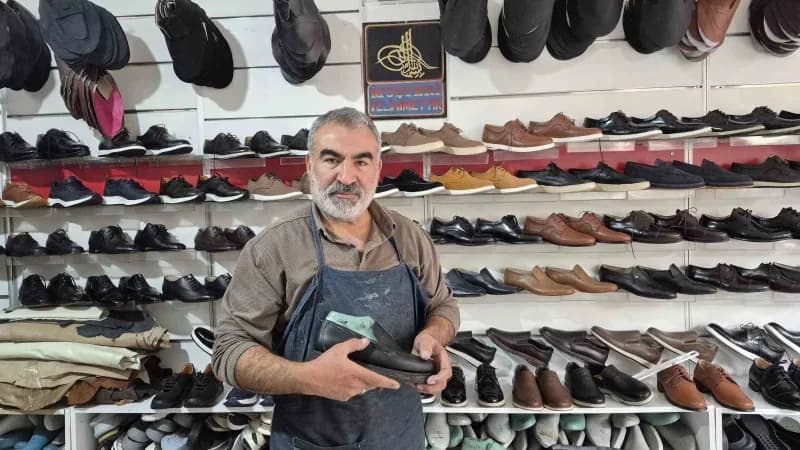 Yozgatlı kunduracı Ali Şahin: "Amacımız sanatımızı yaşatmak"